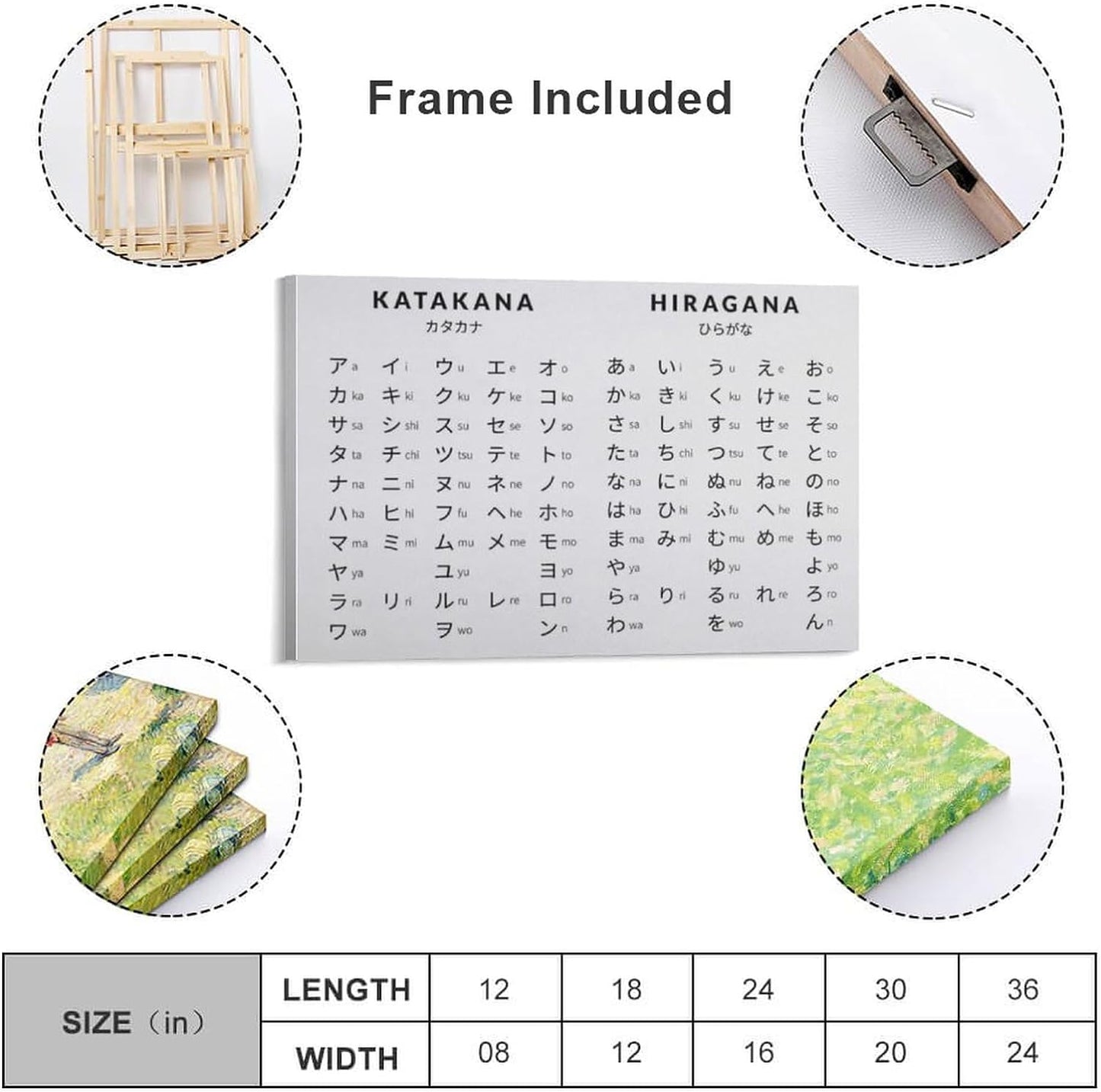 Japanese Educational Posters Hiragana And Katakana Scientific Posters